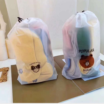 Set 10 đôi tất gấu nữ người lớn cổ ngắn - Tặng túi