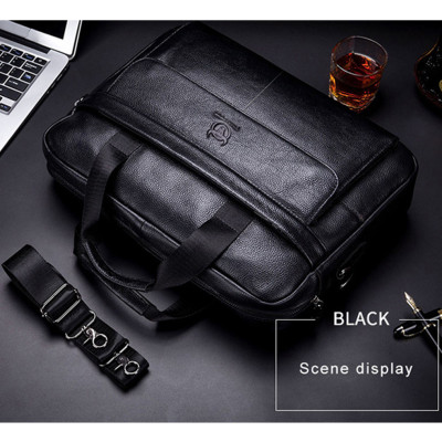 Túi xách nam công sở da bò thật cao cấp BEEGEE CCS5513