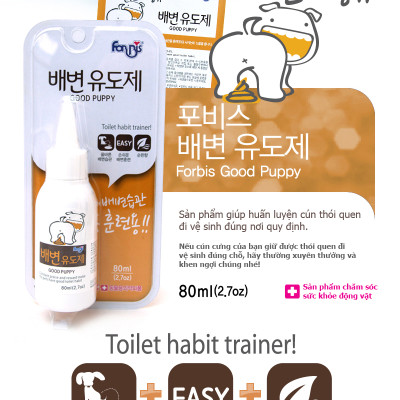 Dung Dịch Hướng Dẫn Đi Vệ Sinh Dành Cho Chó Mèo Forcans 80ml