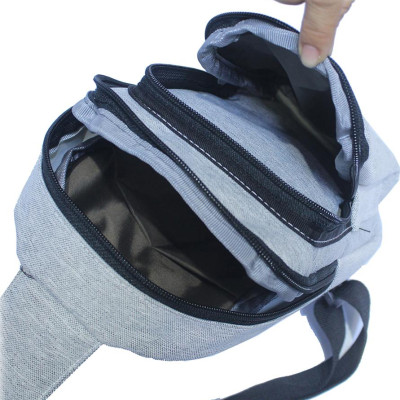 Túi đeo chéo nam nữ unisex Hàn Quốc Bee Gee 046 XÁM