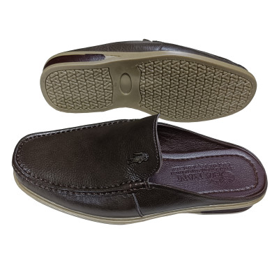 Giày Sục Nam HA NAM Da Bò Thật Cao Cấp GSB20168