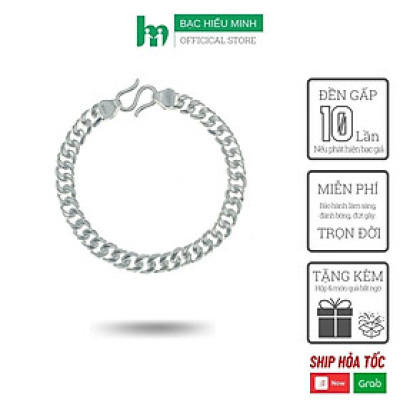 Lắc Tay Nam Kiểu Dây Đơn Bạc Ta Bạc Hiểu Minh LTN006