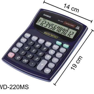 Máy Tính Để Bàn Casio WD-220MS-BU