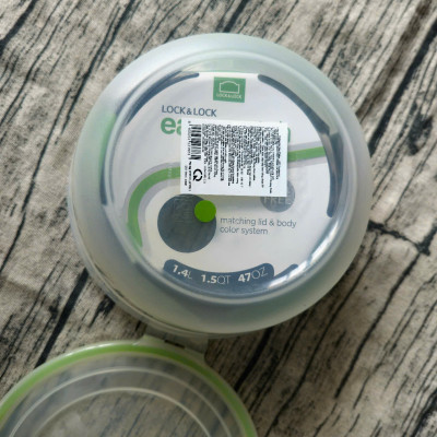 Hộp Nhựa Đựng Thực Phẩm, SaLat, Canh Hình Tròn Kín Hơi, Nhựa PP Nestable HSM945 - 1.4L