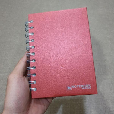 Sổ Elephant Cỡ A6 WHC-303 Satin PK5 - Màu Đỏ