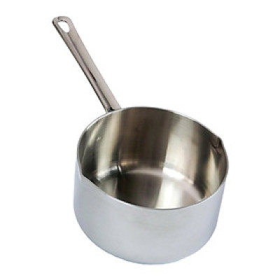 Quánh Inox 316 đúc nguyên khối Hàn Quốc size 12cm đáy từ, có miệng rót bảo hành 5 năm