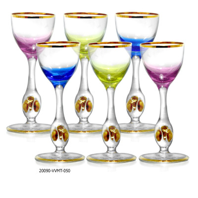 Bộ 2 ly pha lê uống rượu mạnh 050 ml Bohemia Czech Republic