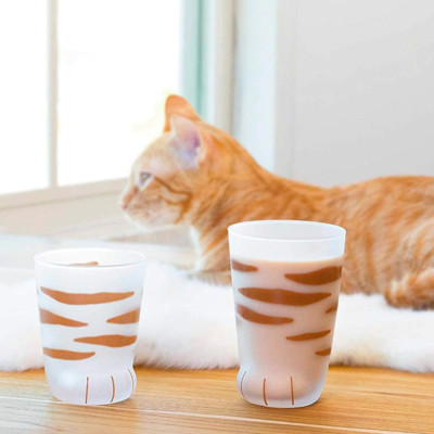 Bộ ly hình chân mèo mướp nâu Aderia - Coconeco - 2 cái