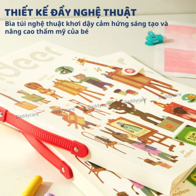 Túi Đựng Tài Liệu Nhiều Ngăn Mideer Colorful Creation Gallery túi đựng giấy A3