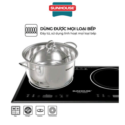 Nồi Inox 5 đáy Sunhouse SHG788-20 -24