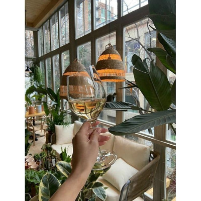 2 Cái ly pha lê mài vát Rona 650 ml Handmade Tiệp Khắc