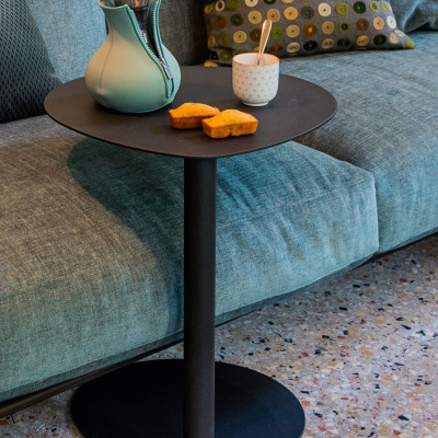 Bàn sofa nhỏ gọn phong cách Italia Bàn trà Bàn cafe sắt đúc nguyên khối nhập khẩu cao cấp Bàn trang trí phòng khách EASY BOY 62– Morden Tea Table in HCMC – Màu Xanh lá