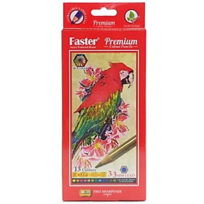 Hộp 13 Bút Chì Màu Premium - Faster CP-FP385-13L