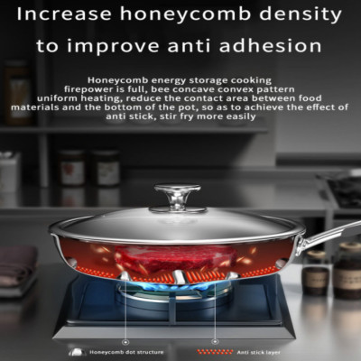 Chảo chống dính lòng sâu inox 304 cao cấp DSP CS004-W32 và CS004-W34 chất liệu Inox 304, công nghê chống dính khoan trắc bề mặt cao cấp- Hàng chính hãng