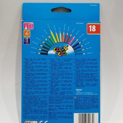 Chì Màu 18 Màu - Maped 832063
