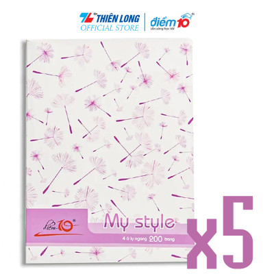 Combo 5-10 Tập học sinh 200 trang 4 ô ly ngang Điểm 10 TP-NB049 (Mẫu hình ngẫu nhiên)