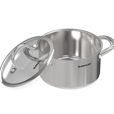 NỒI INOX 304 ĐÁY LIỀN SUNHOUSE SHG706-20 - Hàng Chính Hãng
