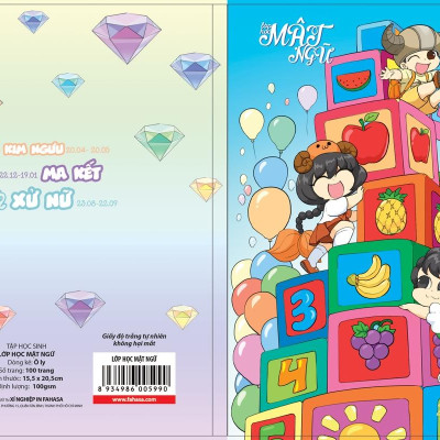 Tập Lớp Học Mật Ngữ - 100 Trang - 4 Ô Ly (Mẫu Màu Giao Ngẫu Nhiên)