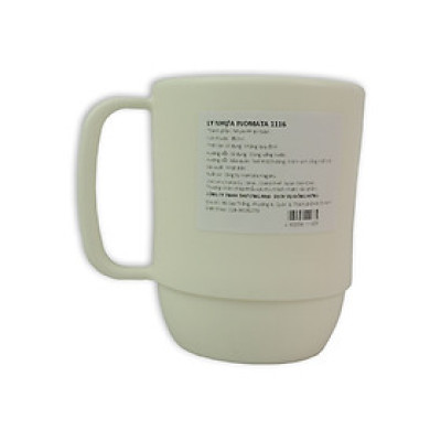 Ly Nhựa INOMATA  - Màu Trắng 350ml