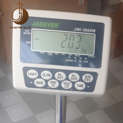 Cân Bàn Điện Tử JWI-3000W - Mặt Bàn Cân 400x500MM