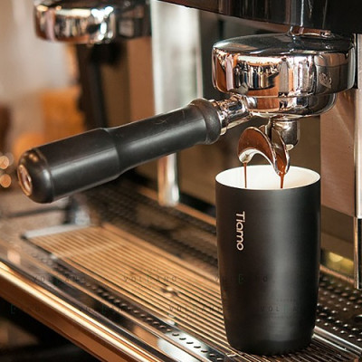 Ly cà phê trà inox phủ sứ chân không Tiamo 250ml