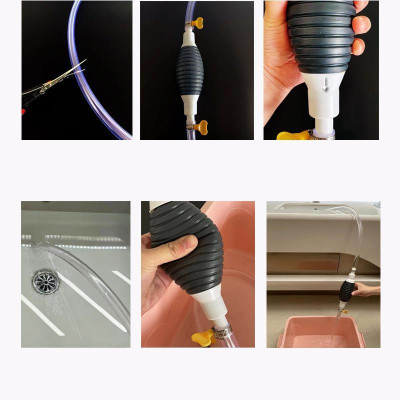 Dụng Cụ Bơm Hút Rượu Xăng Dầu Chất Lỏng Bóp Tay - Ống Hút Xăng Dầu Chất Lỏng Bóp Tay, Dụng Để Hút Rượu, Nước Bể Cá