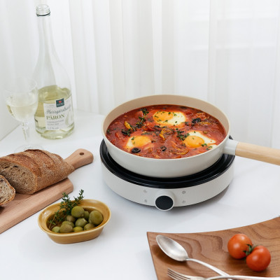 [Hàng chính hãng] Bộ đôi chảo sâu, đa năng 26cm & bếp từ đơn Fika Neoflam Hàn Quốc. Hàng có sẵn, giao ngay