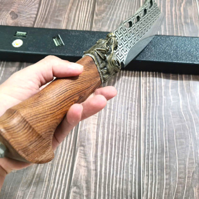 DAO BẾP , DAO CHẶT THÉP KHÔNG RỈ CAO CẤP MÃ A5 TR12 NTVN top