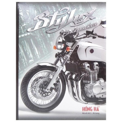 Vở Stylex 4 Ô Ly 96 Trang ĐL 70g/m2 - Hồng Hà 0411 (Mẫu Màu Giao Ngẫu Nhiên)
