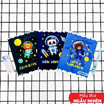 Combo 5 Tập Học Sinh 4 Ô Ly 100 Trang 80gsm - Fabico ELE23 (Mẫu Màu Giao Ngẫu Nhiên)