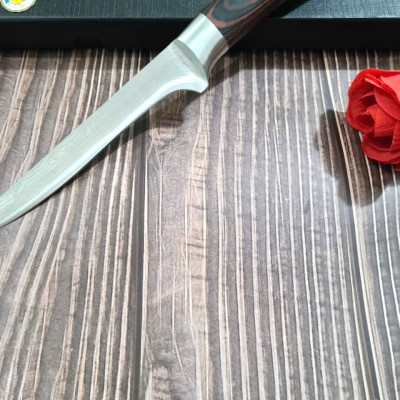 DAO - DAO BẾP NHẬT BẢN CLASSIC BONINGTHÉP DAMASCUS MÃ  A2 DT120 nt topcomshop vn