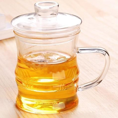 Mẫu ly thủy tinh uống trà có lõi lọc và không lõi lọc