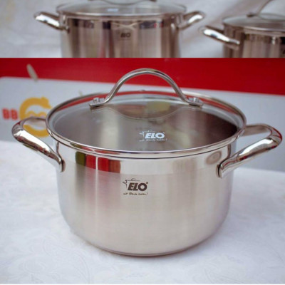 Nồi inox Đức ELO Montana 20cm, 24cm, 16cm Dùng cho Bếp từ Tốt Inox 304 Cao Cấp Nhập Khẩu 