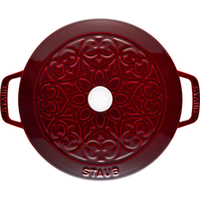 Nồi Gang STAUB Tròn Màu Đỏ Bordeaux - 26 Cm (4.9L)