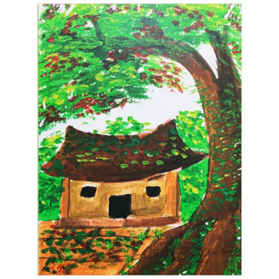 Tập Học Sinh Phong Cảnh Làng Quê - 4 Ô Ly - 96 Trang 100gsm - The Sun