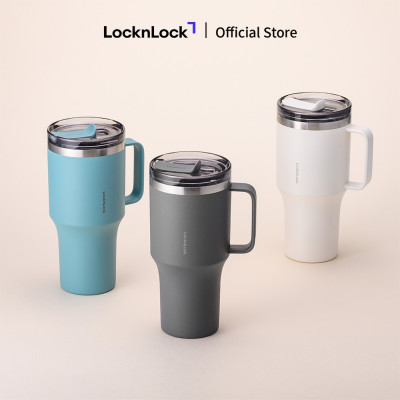 Ly Giữ Nhiệt LocknLock Metro King 820ml LHC4326, Hàng Chính Hãng, Nắp Trượt, Có Tay Cầm - JoyMall