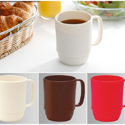 Combo Cốc nhựa uống nước Inomata cao cấp - Nâu nội địa Nhật Bản