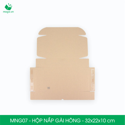 MNG07 - 32x22x10cm - Combo 60 hộp nắp gài hông - Thùng carton đóng hàng 