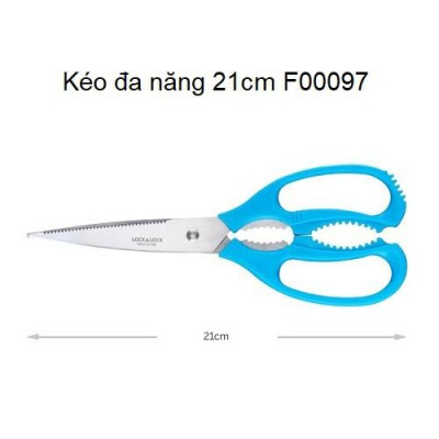Kéo cắt thịt nướng Lock&Lock kéo nhà bếp bền đẹp sắc bén tiện dụng