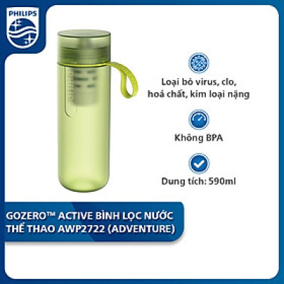 Bình lọc nước thể thao Philips AWP2722LIR/97