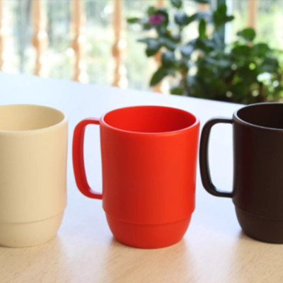 Combo bình nước giữ nhiệt Ecot làm từ thép không gỉ sơn phủ tĩnh điện + Cốc uống nước có quai Inomata 350ml - nội địa Nhật Bản 