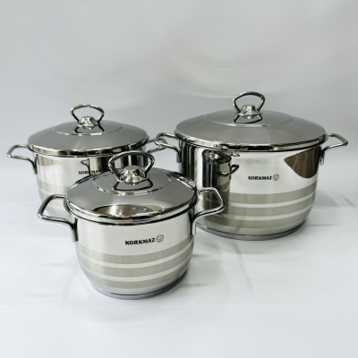 Nồi Inox Korkmaz A2020 - Thổ Nhĩ Kỳ - Hàng Chính Hãng