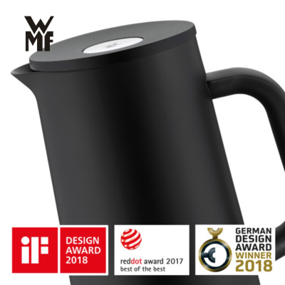 Bình Giữ Nhiệt Cầm Tay WMF IMPULSE VACUUM JUG BLACK 1L Chất Liệu Thép Không Gỉ Cromargan Bền Bỉ - 690697390