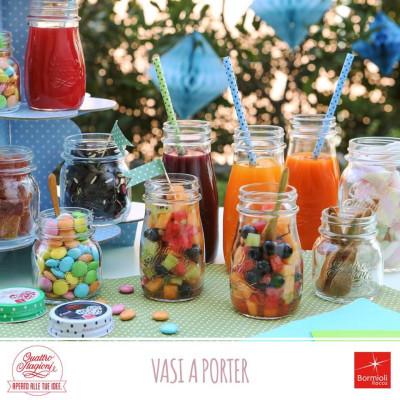 Hũ thủy tinh Quattro 200ml - 400ml -1000ml 