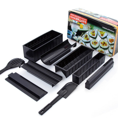 Bộ dụng cụ cuốn và tạo hình sushi 10 món siêu tiện lợi - Hàng chính hãng