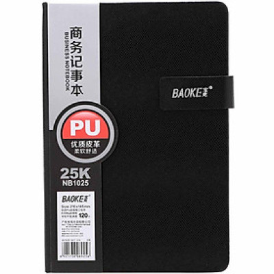 Sổ Da Trung Nút Hít Baoke BK 1025