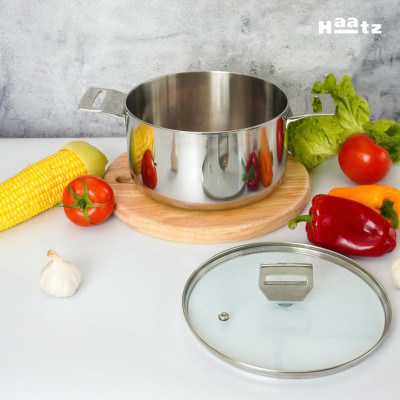 Nồi inox 316 đúc nguyên khối Hàn Quốc size 22cm dung tích 4.5L, bảo hành 5 năm