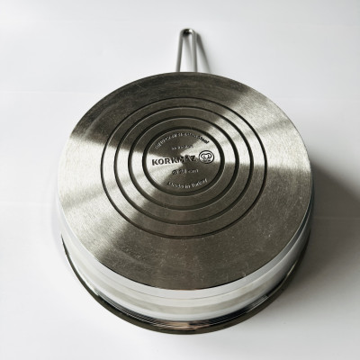 Chảo Inox 304 A2020 24cm - Thổ Nhĩ Kỳ - Hàng Chính Hãng