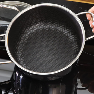 Hàng chính hãng: Nồi iMat Hybrid Blackcube 18cm, Sản phẩm làm bằng iNox 304, phủ chống dính Daikin Nhật Bản.