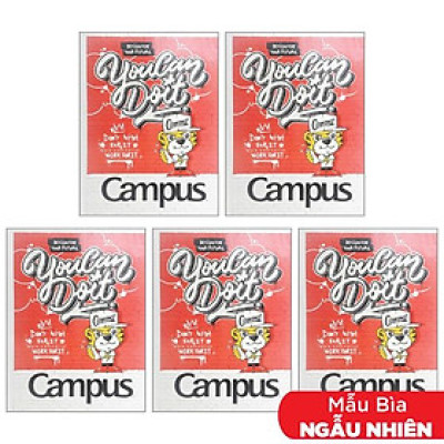 Combo 5 Tập Street A5 4 Ly Ngang 96 Trang ĐL 70g/m2 - Campus NB-ASTR96 (Mẫu Màu Giao Ngẫu Nhiên)
